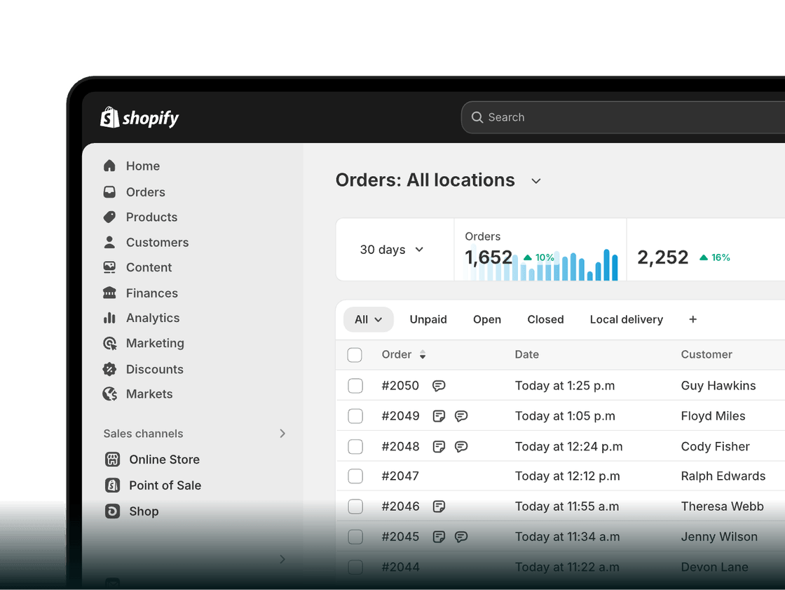 ShopToFly 独立站运营后台